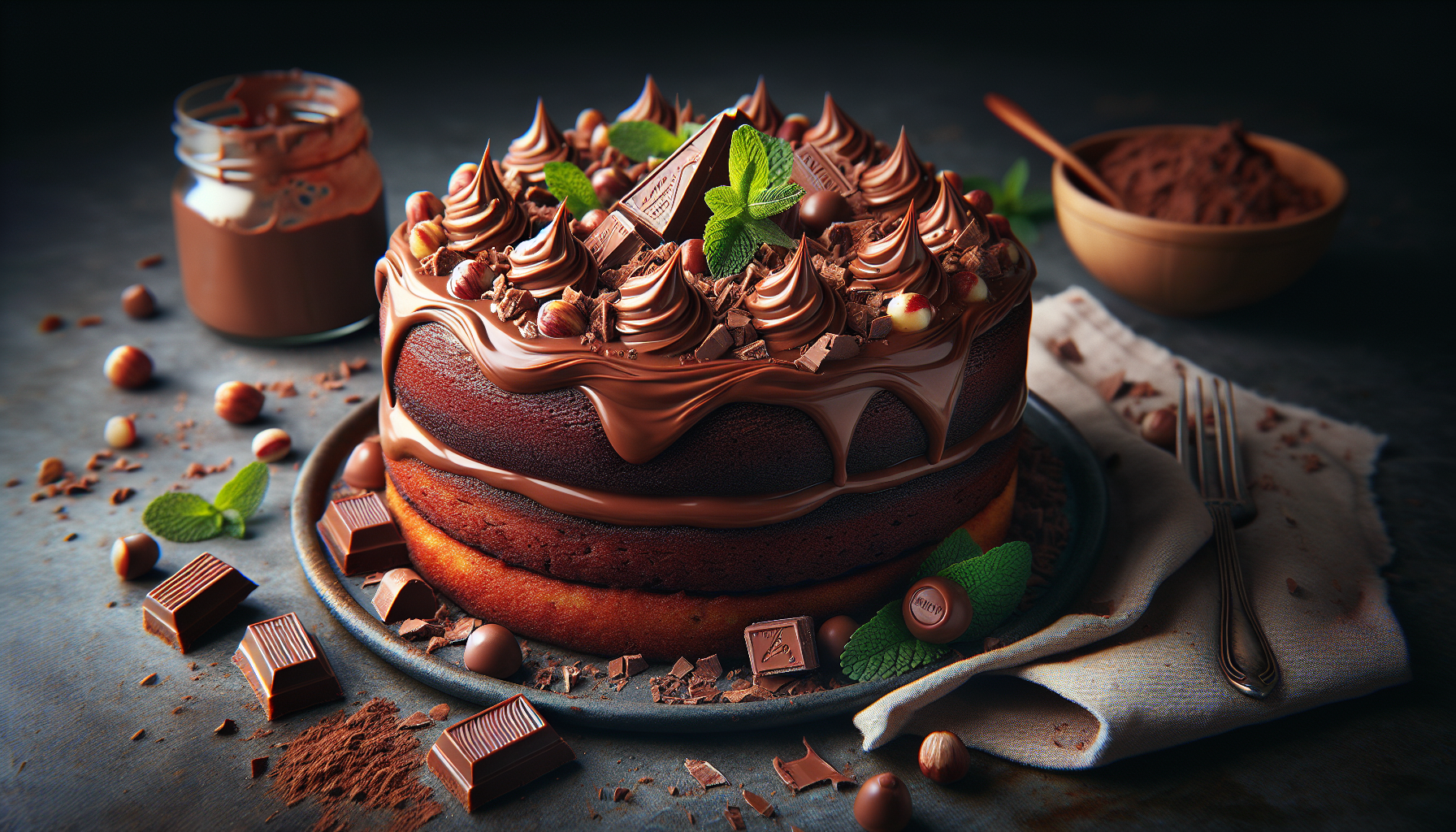 torta veloce nutella